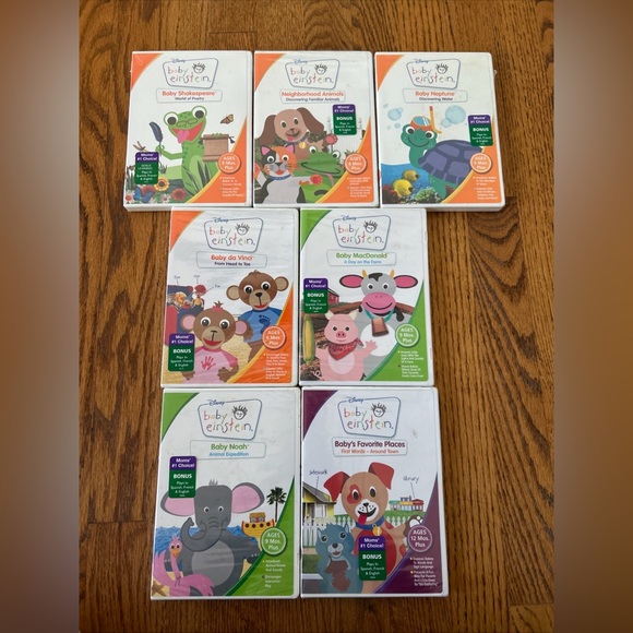 Baby Einstein Disney Collection DVD Sealed NEW 6, 9, 12 Months